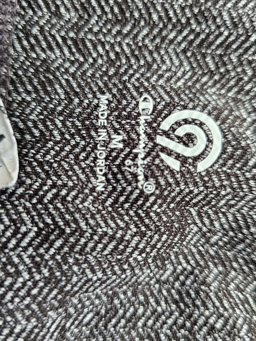 Champion Gray Herringbone Leggings - High Waist Activewear - Picture 2 of 3